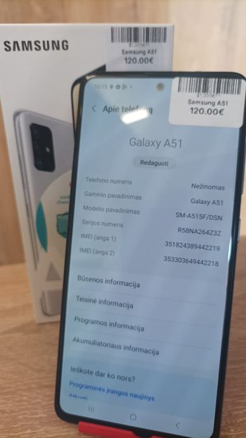 Buy Samsung A51 128 Gb Haze Crush Silver