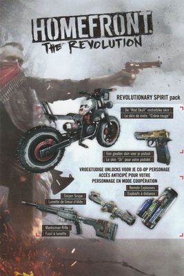 Homefront: The Revolution - Revolutionary Spirit Pack (DLC) Cover