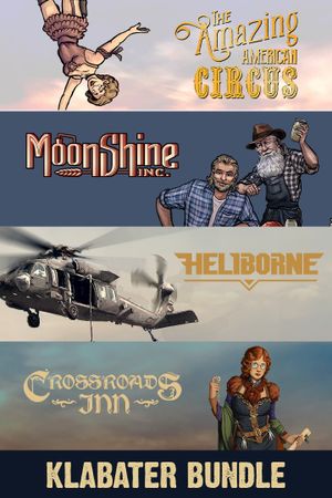 Klabater Bundle: The Amazing American Circus, Moonshine Inc., Heliborne and Crossroads Inn XBOX LIVE Key ARGENTINA