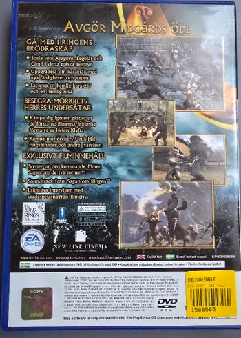 The Lord of the Rings: The Two Towers PlayStation 2