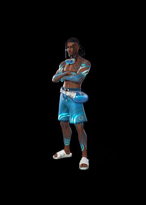 Fortnite - Tidewalker Trace Outfit (DLC) Epic Games Key GLOBAL