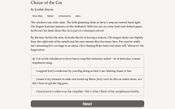 Choice of the Cat