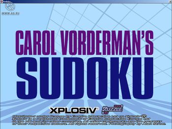 Redeem Carol Vorderman's Sudoku PSP