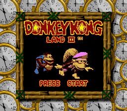 Donkey Kong Land 3 Game Boy