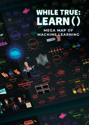 while True: learn() Mega Map of Machine Learning (DLC) cover