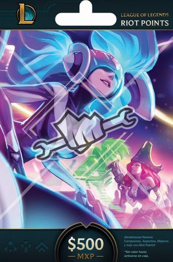 League of Legends Gift Card 500 MXN Key - MX Server Only