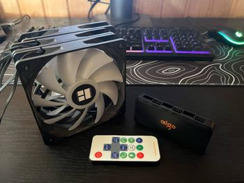 3x Thermalright TL-C12C-S 120mm ARGB A-RGB Aušintuvai + RGB controller