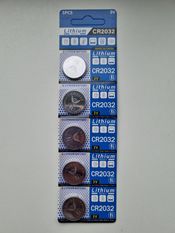 Baterijos CR2032 5vnt
