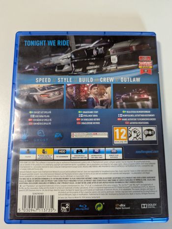 Need for Speed PlayStation 4