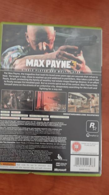 Buy Max Payne 3 Xbox 360