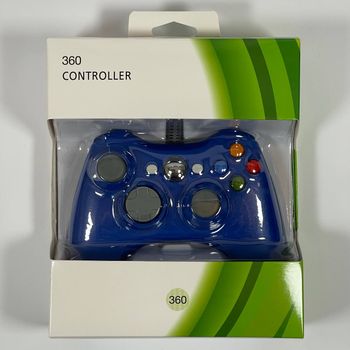 Xbox 360 / PC Wired Controller - Blue