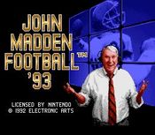 Get John Madden Football '93 SEGA Mega Drive
