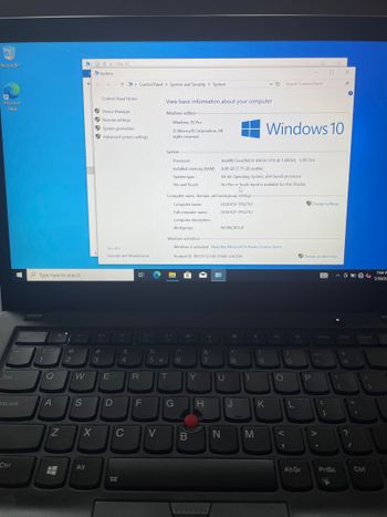 Buy T490s i5-8365U 8GB RAM 256 SSD