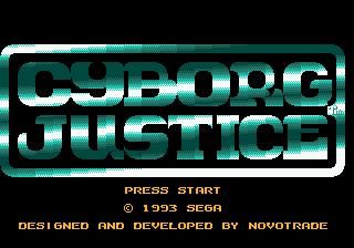 Cyborg Justice SEGA Mega Drive for sale