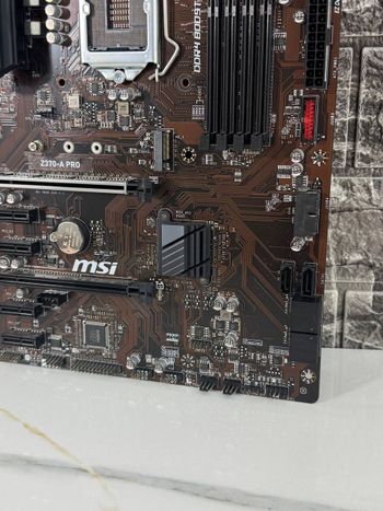 MSI Z370-A PRO Intel Z370 ATX DDR4 LGA1151 2 x PCI-E x16 Slots Motherboard
