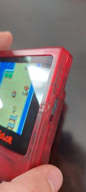 Modded Gameboy Color, OLED ekranas.