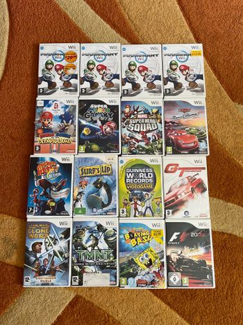 Nintendo Wii 16 žaidimų
