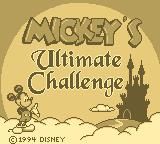 Mickey's Ultimate Challenge Game Gear