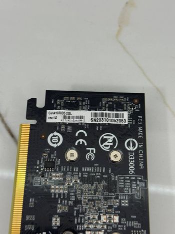 Gigabyte GeForce GT 1030 2 GB 1252-1506 Mhz PCIe x16 GPU for sale