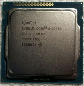 Intel Core i5-3330S 2.7-3.2 GHz LGA1155 Quad-Core OEM/Tray CPU