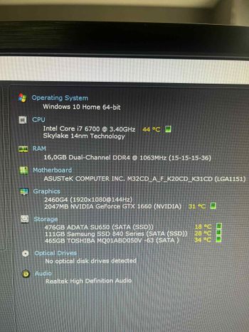 Žaidimų kompiuteris | i7 + GTX 1660 | Fortnite / GTA V / CS2  for sale