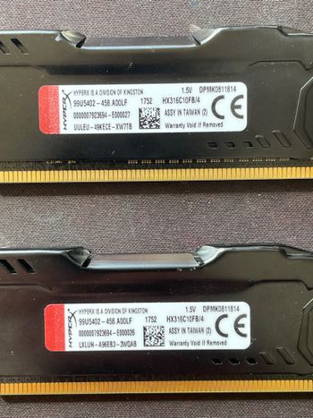 Kingston HyperX FURY 4 GB (1 x 4 GB) DDR3-1600 Black PC RAM