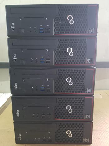 10 Vienetu PC kompiuteris Fujitsu Esprimo kompiuteriu su i3 2100 proces gaming