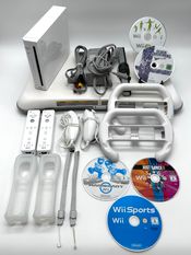 Nintendo Wii RVL-001 Žaidimų Konsolės Pilnas Baltas Rinkinys