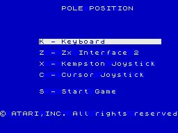 Pole Position (1982) Atari 2600