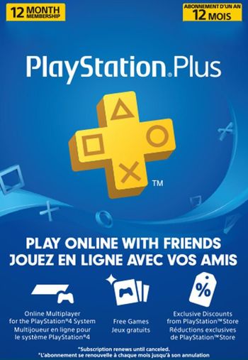 PlayStation Plus Card 365 Days (CA) PSN Key CANADA