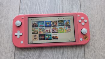 Nintendo Switch Lite, Animal Crossing Edition, 40GB + 16 žaidimų