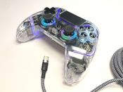 Redeem Deltaco Gaming GAM-169-T Transparent Wireless Controller PS4, PC, Android, iOS