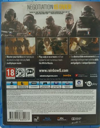 Tom Clancy's Rainbow Six Siege PlayStation 4