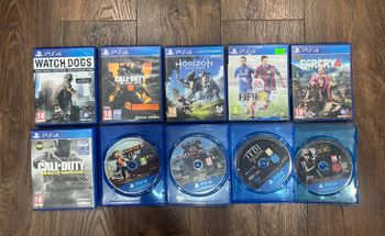 PlayStation 4 Slim, Black, 500GB/2 pultai/10 žaidimu for sale