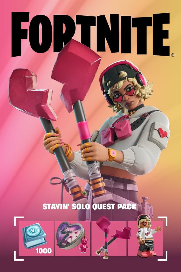 Fortnite - Stayin' Solo Quest Pack + 1000 V-Bucks Challenge XBOX LIVE Key UNITED STATES