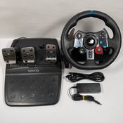 Logitech G29 Driving Force Racing Wheel and Floor Pedals, Real Force Feedback