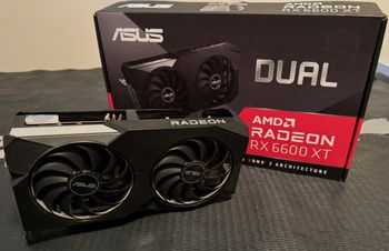 Žaidimų vaizdo plokštė Asus Dual Radeon RX 6600 XT 8GB GDDR6