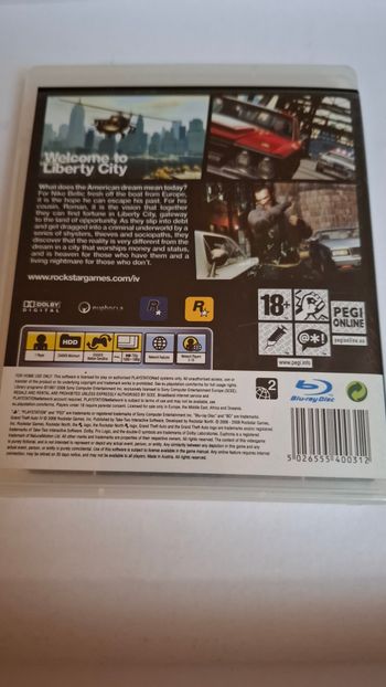 Grand Theft Auto IV PlayStation 3 for sale