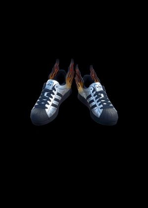 Fortnite - adidas JS Superstar 'Flames' Shoes (DLC) Epic Games Key GLOBAL