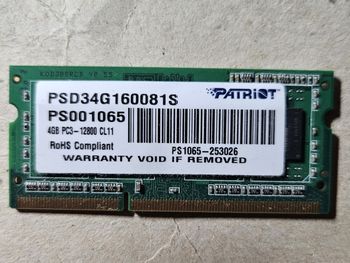 Patriot PSD34G160081S DDR3 4GB
