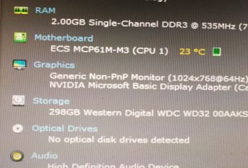 Ecs mcp61m-m3 AM3 socket