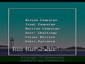 F-22 Interceptor SEGA Mega Drive