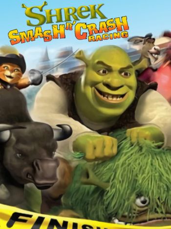 Shrek Smash n' Crash Racing PSP