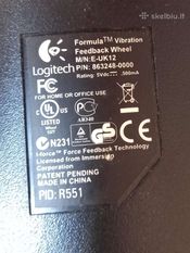 Buy Logitech formula vibration feedback wheel