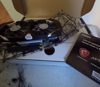 MSI GeForce GTX 1050 Ti 4 GB 1341-1455 Mhz PCIe x16 GPU
