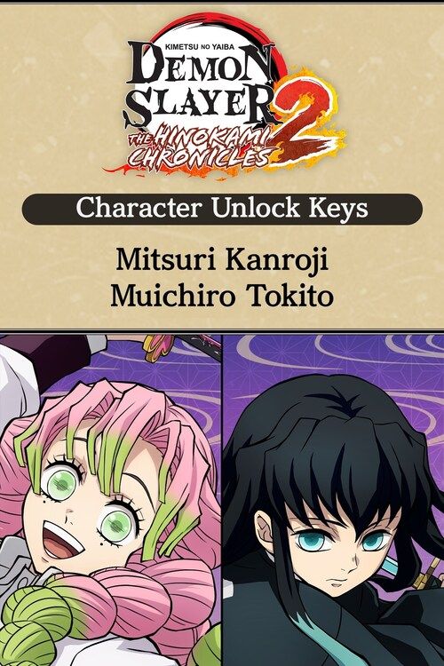 Demon Slayer - Kimetsu no Yaiba - The Hinokami Chronicles 2 Character Unlock Keys: Muichiro Tokito and Mitsuri Kanroji (DLC) PSN (PS4/PS5) Key EUROPE