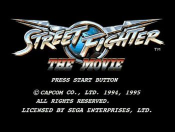 Street Fighter: The Movie SEGA Saturn