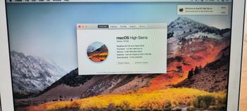 Apple MacBook Air A1466 2014 Early I5 1,4Ghz, 4Gb ddr3 128ssd for sale