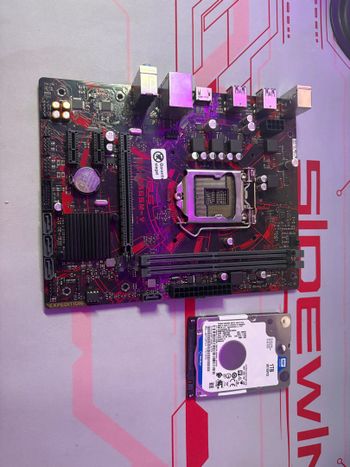 Asus Ex-b365m-v + HDD Wd 1tb