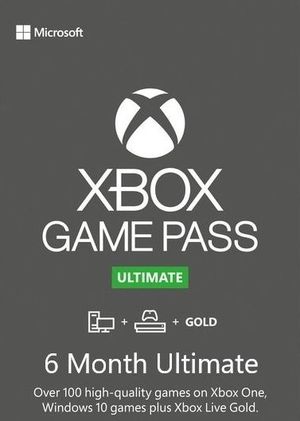 Xbox Game Pass Ultimate - Abonnement de 6 mois (Xbox One/ Windows 10) Clé Xbox Live EUROPE